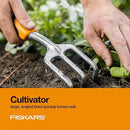 Fiskars 3-in-1 Garden Tool Set - Trowel, Transplanter, Cultivator for Gardening - Lawn and Garden Tools - Black/Orange by GreenHaven Gardens
