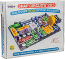 Snap Circuits 203 Electronics Exploration Kit | Over 200 STEM Projects | Full Color Project Manual | 42 Snap Modules | Unlimited Fun by TinyTreasures Baby Boutique