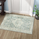 LIVEBOX Washable Rug 2x3 Kitchen Mats for Floor Entryway, Non Slip Front Door Mat for Bathroom Hallway, Boho Low-Pile Small Carpet Farmhouse Throw Indoor Rugs for Bath Sink, Sage Green by TinyTreasures Baby Boutique