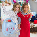 Singimals Kids Karaoke Speaker with Microphone - Unleash Your Child's Inner Superstar, Bluetooth v5.1, 12H Playtime, 5W Speaker, Multicolor LED Lighting, Elliot The Elephant by TinyTreasures Baby Boutique