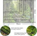 AMM Green Rainforest Tapestry Nature Forest Tapestry for Bedroom Aesthetic Misty Tropical Jungle Trees Flowing Stream Landscape Tapestries Wall Hanging for Living Room Dorm 60 x 44 Inch by CozyNest Decor