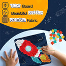 jackinthebox Poke Poke Art for Kids – Space Theme, Mess-Free Fabric Art and Craft, Flower Pressing Kits, Gift for Kids, Toys for Girls and Boys Ages 4 5 6 7 8 by TinyTreasures Baby Boutique