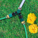 Garden Hose Splitter, 2pcs 3/4" 2 Way Plastic Water Hose Splitter, Garden Hose Connector with Faucet Watering Shut Off for Landscaping, Gardening, Flower Planting, Irrigation by GreenHaven Gardens