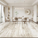 Washable Rug 8x10 Area Rugs for Living Room: Large Neutral Soft Rug Abstract Non Slip Low Pile Modern Carpet for Bedroom Kitchen Nursery Office Dining Room Indoor (Beige, 8'x10') by TinyTreasures Baby Boutique