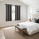 MIULEE Grey Blackout Curtains for Bedroom Living Room 63 Inches Long 2 Panels, Thermal Insulated Room Darkening Drapes Solid Grommet Top Noise Reduction Light Blocking Window Treatments 40x63 Inch by TinyTreasures Baby Boutique