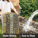 Durable Welcome Door Mats, 24"x36" Heavy-Duty Large Outdoor Mat for Front Door with Non-Slip Rubber Backing for Outside Entry, Garage, Patio, High Traffic Area by CozyNest Decor