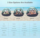 NXONE Beach Tent Sun Shade Shelter for 3/4/6 Person Person with UV Protection, Extended Floor, 3 Mesh Roll Up Windows & 8.0/8.5mm Fiberglass Rods丨Carry Bag Included by TinyTreasures Baby Boutique