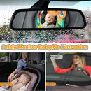 Car Seat Toy, Baby Car Mirror Toy for Rear Facing, Travel Baby Activity Center with Hanging Engaging Toys for Infants Babies 0-6-12-18 Months Boy Girl by TinyTreasures Baby Boutique
