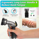 AUTOMAN Garden Hose Nozzle - 2 Pack, 100% Metal High Pressure Spray Nozzle, Labor-Saving Design, Heavy Duty for Garden Watering, Car Washing, Window Cleaning, Pets Bathing by GreenHaven Gardens