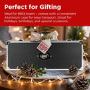 Kaluns Grilling Accessories, Dad Gifts for Christmas Grilling Gifts, Heavy Duty Stainless Steel Grill Set BBQ Grill Accessories for Outdoor Grill with Aluminum Case and Apron, Best Gifts for Men Dad by GreenHaven Gardens