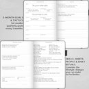 Legend Planner Daily for 3 Months – Undated Monthly Weekly & Daily Planner to Hit Goals. Organizer & Productivity Journal, A5 (Black) by TinyTreasures Baby Boutique