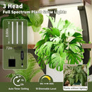 64.8" Tall Plant Stand Indoor with Grow Lights, 7 Tiered Metal Corner Plant Shelf Display Rack for Indoor Plants, Large Flower Holder Stand for Living room, Patio, Bedroom by GreenHaven Gardens