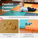 MioTetto Foam Floor Tiles for Kids - Non-Toxic Comfortable Baby Play Mat and Interlocking Foam Tiles, Fits with 74x74 Playpen Mat for Crawling & Development, Soft Play Mat for Babies 6-12 Months by TinyTreasures Baby Boutique