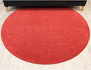 KOECKRITZ Soft and Colorful Kids Classroom Area Rugs (Passes Flammability Pill Test) Many Sizes and Bright Colors to Select from (12' Round, Fire Engine) by CozyNest Decor