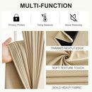 NICETOWN 100% Blackout Curtains 84 inch Long for Bedroom, Total Blackout Thermal Insulated Grommet Long Window Curtains 2 Panels Set, 2 Panels, Biscotti Beige, 52 inch Wide by TinyTreasures Baby Boutique