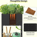 Raised Garden Bed, Raised Planter Box with Legs, Outdoor Metal Elevated Garden Bed, Small Standing Raised Beds Flower Bed for Gardening, Backyard, Balcony, Patio by GreenHaven Gardens