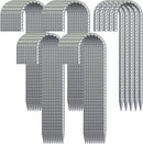 12 Inch Rebar Ground Stakes Heavy Duty J Hook 55 Pack Metal Spikes Galvanized Ground Anchors Tent Stakes for Fence, Bounce House, Gazebos and Outdoor Decorations Inflatables by CozyNest Decor