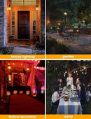 Hompavo 【Upgraded】 LED Flame Light Bulbs, 4 Modes Flickering Light Bulbs with Upside Down Effect, E26/E27 Flame Bulb for Halloween Christmas Party Patio Porch Home Indoor & Outdoor Decorations - 2 by GreenHaven Gardens