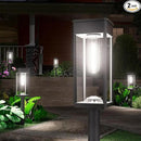 2 Pack Bright Solar Pathway Lights,IP65 Waterproof Outdoor Garden Path Lights,Solar Powered for Yard,Lawn,Walkway,Driveway Landscape Lighting (Cool White) by CozyNest Decor