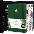Clever Fox Planner Premium Edition – Undated Luxurious Weekly & Monthly Planner to Increase Productivity and Hit Your Goals – Organizer – Start Anytime, A5, Lasts 1 Year, Forest Green (Weekly) by TinyTreasures Baby Boutique
