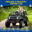 L8 2 Seater Ride On Car, 12V Kids Electric Car w/Remote Control, 4-Wheel Suspension, Bluetooth Speaker, Multi Music Modes, 3 Speeds, LED Lights, Xmas & Birthday Gift Ideas for Kids Ages 3+ by TinyTreasures Baby Boutique