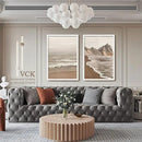 VCK 27x40 Solid Wood Poster Frames Set of 3, Exclusive Woodgrain White Picture Frame, Wall Mounting Hanging by CozyNest Decor