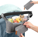Accmor Universal Stroller Organizer with Detachable Phone Bag, Stroller Bag Caddy Organizer Stroller Accessories for Uppababy, Baby Jogger, Nuna, Doona, Britax Strollers by TinyTreasures Baby Boutique
