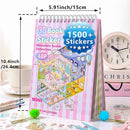 Sticker Book Activity, 20 Sets (1500+) DIY 3D Scene Stickers, Reusable Sticker Book, Mix and Match Creative Sets, Waterproof for All Surfaces, Ultimate Craft Supplies & Party Favors by TinyTreasures Baby Boutique