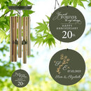 ASTARIN 20th Tree of Life Wind Chimes, Personalized Wind Chimes for Cople Women Men, Couple Gifts for Keepsake, Deep Tone Windchime Romantic Gift by CozyNest Decor