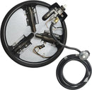 Amazon Basics Portable Propane Fire Pit, 19 inch Round Gas for Patio, 55,000 BTU Carry Strap by GreenHaven Gardens