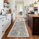 Washable Runners for Hallways Kitchen Rugs: 2'x10' Runner Rug Stain Resistant Non Slip Low Pile Soft Carpet Runners for Hallways Indoor Entryway Kitchen Laundry Room Bedroom Bathroom Farmhouse by TinyTreasures Baby Boutique