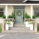 Planter Box Outdoor 38"W x 10.2"D x 30"H- Tall Rectangular Planters for Outdoor Patio/Porch, All-Weather with Anti-dumping Kit, Durable Galvanized Steel, Modern Design for Plants, Flower,Garden by CozyNest Decor