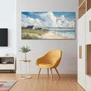HGUAOA Coastal Canvas Wall Art - Large Landscape Wall Art for Living Room - Ocean and Beach Painting - Blue Artwork for Bedroom Decor - Above Bed Wall Pictures -Beach Theme Print Art by CozyNest Decor