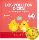 Binibi Spanish Musical Book for Babies & Toddlers 1-3 Los Pollitos Dicen & Other Nursery Rhymes | Spanish Learning for Kids | Bilingual Children's Book | Sound Book | Libro en español para bebés by TinyTreasures Baby Boutique