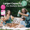 Momcozy Portable Milk Warmer for Travel – Dual Heating Modes for Breast Milk & Water, Portable Bottle Warmer with Fast Heating & Long Battery Life, 17 Ounces Large Capacity to Meet Your All-Day Needs by TinyTreasures Baby Boutique