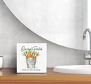 SRADMO Easter Sign, Carrot Patch Easter Wood Box Sign Desk Decor, Easter Carrot Decorations, Farmhouse Easter Theme Wooden Block Box Sign Decoration for Home Office Shelf Table Decor by CozyNest Decor