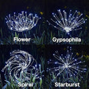 Solar Outdoor Lights,4 Pack 120 LED Waterproof Solar Firework Lights are 8 Modes Decorative Sparkles Stake Landscape Light,Garden Copper Wire Firework Lamp for Backyard Lawn Patio Decor(Cool White) by GreenHaven Gardens