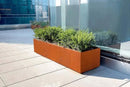 Corten Steel Raised Garden Bed – 36-Inch Large Rectangular Planter Box | Heavy Duty, Low Profile Metal Design | Made in USA, Fully Assembled by GreenHaven Gardens