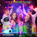 Astronaut Galaxy Projector for Bedroom, Star Projector Galaxy Light with App & Remote Control, White Noises, Bluetooth Speaker, Rocket Night Light for Kids, Ceiling, Gifts, Room Decor by TinyTreasures Baby Boutique