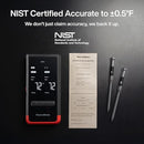 Smart Bluetooth Wireless Meat Thermometer: Standalone Base, WiFi Unlimited Range, 6 Sensors with NIST Certified Accuracy, 2 Probes for Kitchen, BBQ, Grill, Oven, Smoker, Rotisserie by TinyTreasures Baby Boutique