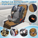 Car Seat Protector for Child Car Seat, 2 Pack Baby Car Seat Covers with Mesh Pockets & Non-Slip Backing 600D Durable Seat Protector by TinyTreasures Baby Boutique