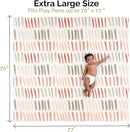 JumpOff Jo - Extra Large Waterproof Foam Padded Play Mat for Infants, Babies, Toddlers, Play Pens & Tummy Time, Foldable Activity Mat, 77 x 70 x 0.6 inches by TinyTreasures Baby Boutique