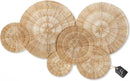 CHI AN HOME Wicker 23 Inch Jute Wall Decor Baskets, Set of 6 Extra Large Woven Jute Wall Plates, 23",21",15",13",12,10", Decorative Baskets for Wall Arts, Wall Hanging for Bedroom, Living Room, Office by GreenHaven Gardens
