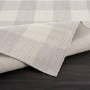 CAMILSON Outdoor Rug - Modern Area Rugs for Indoor and Outdoor Patios, Kitchen and Hallway mats - Easy Cleaning Non Shedding Washable Outside Carpet (5x7, Buffalo - Grey/White) by GreenHaven Gardens