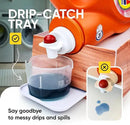Skywin Laundry Room Organizer and Drip Tray - Soap Cup Storage for Liquid Detergent Containers (Wood) by CozyNest Decor