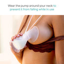 Munchkin Manual Breast Pump for Breastmilk, Food Grade Silicone, BPA Free, 4 Ounce - Portable Breastfeeding Essential for Expressing Milk at Home, Work, and On The Go, Clear/Pink by TinyTreasures Baby Boutique