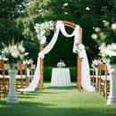 Solid Fir Wooden Garden Arch Premium Outdoor Trellis for Climbing Plants, 84.5”H×49.37”W×23.5’’D, Also can be Used for Wedding and Party Decoration by GreenHaven Gardens