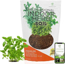 Professional Indoor Herb Plant Soil | Large 2.2 Quarts Ready to Use for Kitchen, Gardens, Cooking Herbs | Peat Moss, Coco Coir, Perlite, Dolomite | Made in USA by GreenHaven Gardens