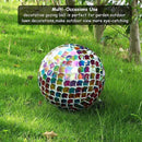 VCUTEKA Gazing Ball, Glass Mosaic Gazing Balls Sphere for Garden Lawn Outdoor Ornament Yard Decorative, 10-Inch by CozyNest Decor