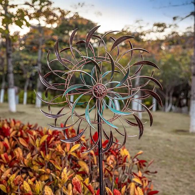 Stargarden Wind Spinners Outdoor Metal Large 360 Degrees Kinetic Wind Sculptures& Spinners Yard Art Outdoor Garden Decor, photo 7 of 9